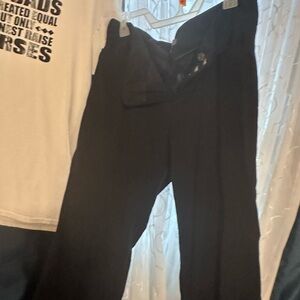 Daisy Fuentes Black Straight Leg Pants